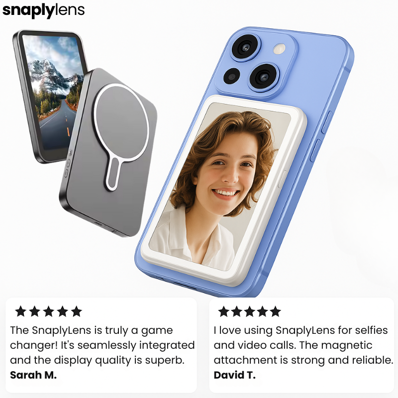 Vlog Selfie Monitor Screen For iPhone And Android.