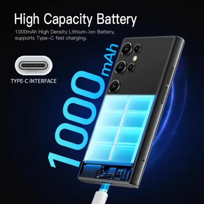 S23 Ultra Mini Smart Phone.-5G Phone (1 Year Manufacture Warranty)